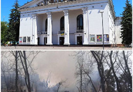 "Сотні невинних мирних жителів": Кулеба розповів про атакований Росією Драматичний театр у Маріуполі