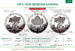 Національний банк України вводить в обіг пам’ятні монети «Ой, у лізу червона калина»