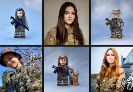 LEGO випустив фігурки в образі українських військових жінок