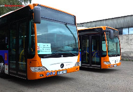 Новенькі німецькі автобуси приступили до роботи на чернівецьких маршрутах