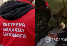 У мережі з'явилися кадри з місця ДТП з Зеленським: постраждалого водія забрала "швидка"