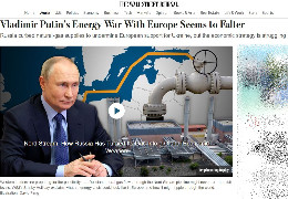 Вплив Путіна на постачання енергоресурсів до Європи ослабне після зими. Енергетичне багатство Росії вже вичерпується – WSJ
