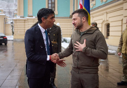 Київ відвідав прем'єр Британії Ріші Сунак