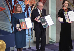 Як пройшло вручення Нобелівської премії миру і що сказала українська лауреатка
