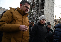 Глава МЗС Німеччини Бербок відвідала Харків з неоголошеним візитом