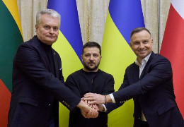 Зеленський, Дуда та Науседа у Львові обговорили постачання Leopard для України та підписали декларацію Люблінського трикутника