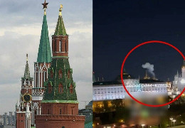 Атака на Кремль. Рашисти в паніці кажуть, що Україна завдала удару безпілотниками по резиденції Путіна. В мережі з’явилися кадри пожежі