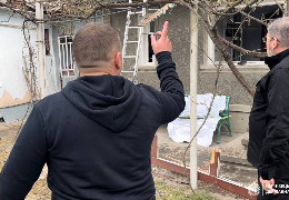 Запаранюк відвідав Хотинську громаду, де ліквідовують наслідки падіння уламків збитого ударного дрону