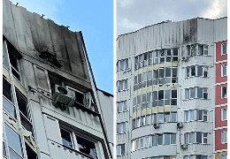 Москву атакували українські безпілотники: є влучання у багатоповерхівки та будинок на Рубльовці