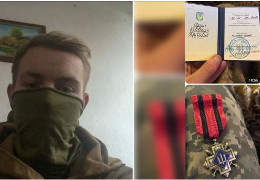 Буковинець Дмитро Куриш, наймолодший боєць у своєму підрозділі, отримав відзнаку "Золотий хрест" від Залужного