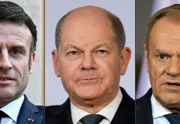У Берліні зустрілися Макрон, Шольц і Туск: про що домовилися по Україні. Франція дала задню?