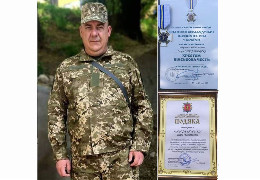 Воїн із Мамаївської громади, старший лейтенант Ігор Онуфрійчук отримав відзнаку від Головнокомандувача ЗСУ