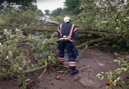 Рятувальники показали, як ліквідовують наслідки негоди на Буковині