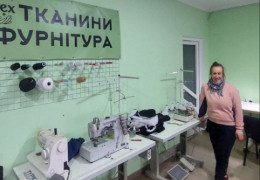 У Вижниці учасник бойових дій відкрив магазин тканин разом із швейним ательє