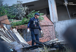 Ворожий дрон пошкодив будівлю дитячого садка "Оберіг" у Чернівцях