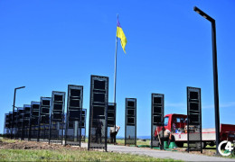 На Алеї Слави у Чернівцях встановлюють нові конструкції із портретами загиблих у війні захисників