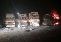 Показали фото російської атаки дронами пропускного пункту на кордоні з Румунією