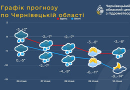 Сніг та сильний мороз. Прогноз погоди на Буковині на 5 днів