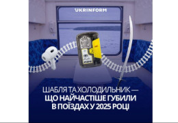 Ви сильно здивуєтеся: що пасажири найчастіше губили в поїздах у 2025 році