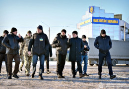 Новий керівник Чернівецької ОВА Осипенко на кордоні з Румунією відвідав КПП "Порубне", де передбачається будівництво додаткових чотирьох смуг руху для вантажівок