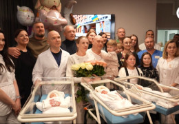 У Чернівецькому перинатальному центрі народилася перша цьогорічна трійня. Щасливішою за всіх виглядала Любов Годнюк