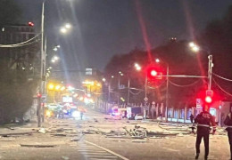 Українські БПЛА атакували Москву. Один з дронів врізався у будинок за 10 км від Кремля. Молоді росіяни у Телеграмі бажають українцям на 9 травня уразити Кремль