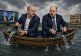 Журналістка Ісаченко підмітила, як Мунтян і Гуйтор пливуть в одній дірявій лодці