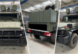 Німецький позашляховик Mercedes-Benz G-Class, більш відомий як Gelandewagen, став мисливцем за дронами