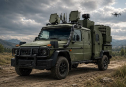“Гелік” виходить на полювання за дронами: німці перетворили Mercedes-Benz G-Class на мобільну систему ППО