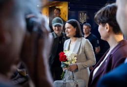 До Києва вперше приїхала лідерка білоруської опозиції Світлана Тихановська