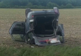 На Волині авто перекинулося після зустрічі з ТЦК: справою зайнявся омбудсмен. ФОТО