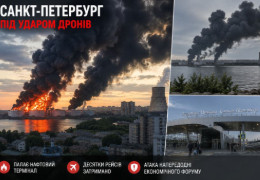 Старт економічного форуму Путіна: у Санкт-Петербурзі пролунали вибухи та спалахнула пожежа