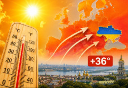 В Україну насувається хвиля спеки з Африки: температура сягатиме +36°, очікуються тропічні ночі