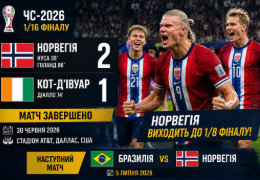 Драма в Далласі: Норвегія вирвала перемогу над Кот-д'Івуаром у божевільному матчі ЧС
