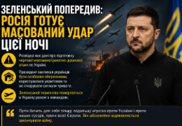Зеленський зробив термінову заяву про загрозу масованого удару цієї ночі: "Бережіть себе і дітей"