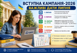 Вступ-2026 стартував: що мають зробити абітурієнти Буковини у липні та які дати не можна пропустити