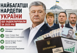 Мільярдери та мільйонери парламенту: скільки заробили найбагатші нардепи України